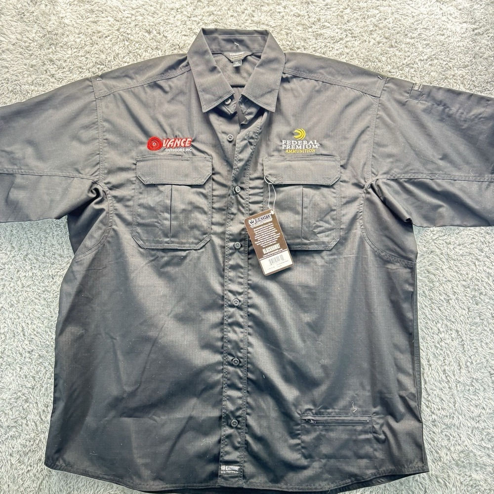 Blackhawk Warrior Wear Shirt Men Short Sleeve Tactical Utility Black XL NWT - Picture 8 of 11